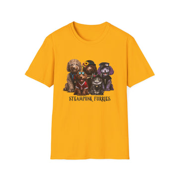 Unisex Softstyle T-Shirt - STEAMPUNK FURRIES