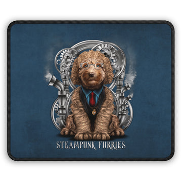 Mouse Pad: Mr. Pipps (Blue) - STEAMPUNK FURRIES