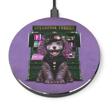 Wireless Charger: Dazzle-Purple-STEAMPUNK FURRIES