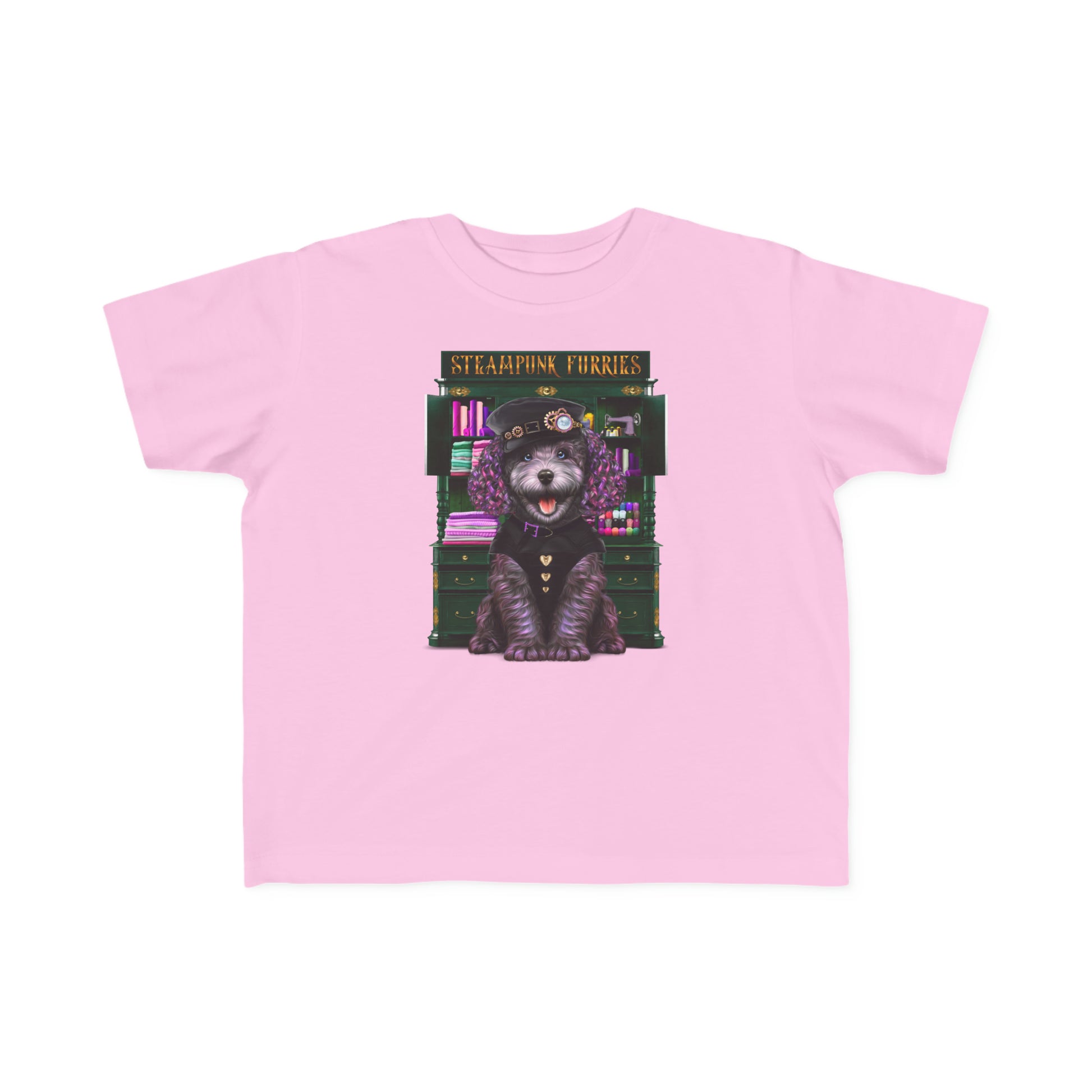 Tiny Paws Tee: Dazzle-Pink-2T-STEAMPUNK FURRIES