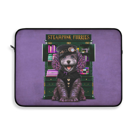 Laptop Sleeve: Dazzle-STEAMPUNK FURRIES