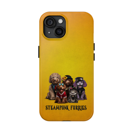 Tough Case: The Pipps-iPhone 15-STEAMPUNK FURRIES
