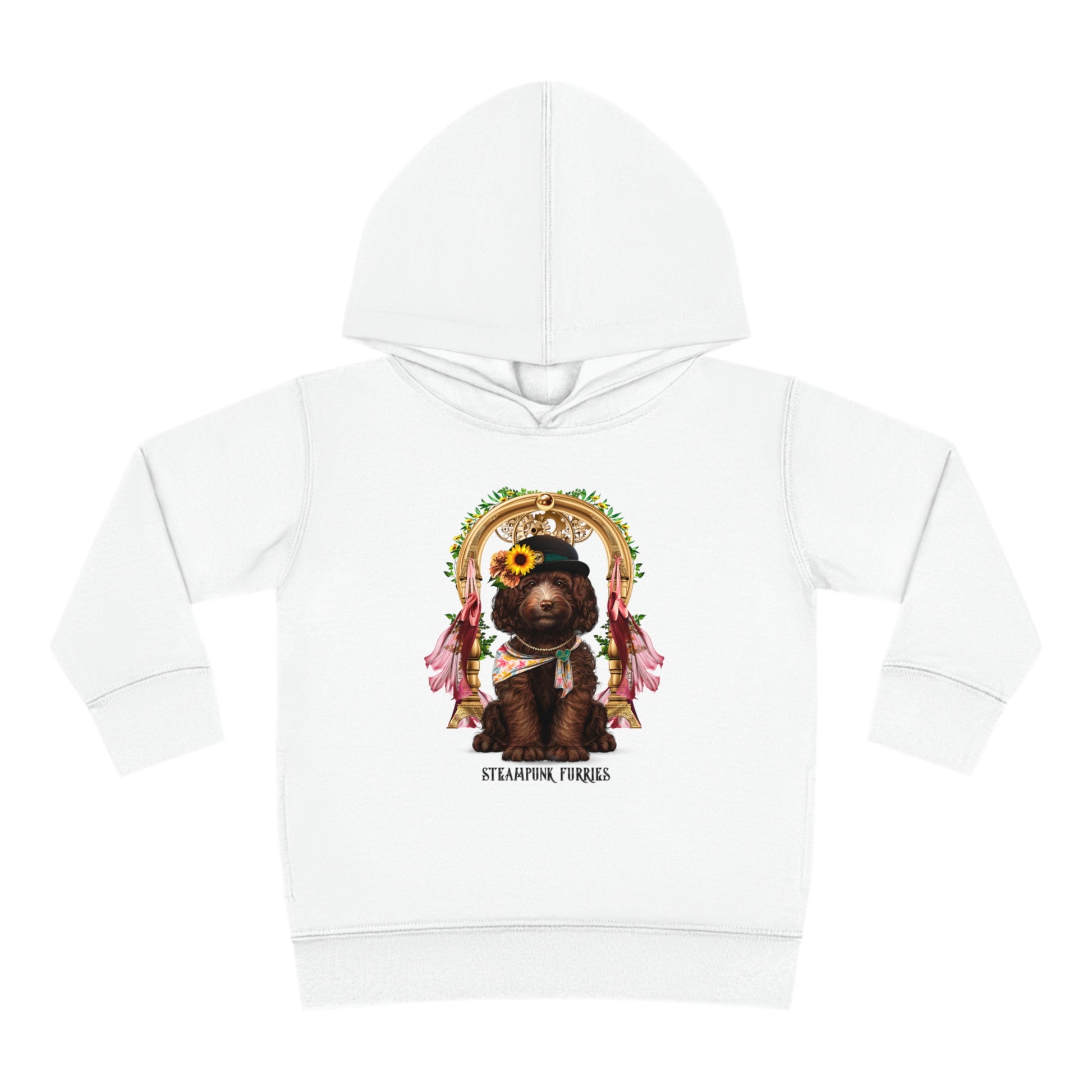 Tiny Paws Fleece Hoodie: Mrs. Pipps-STEAMPUNK FURRIES