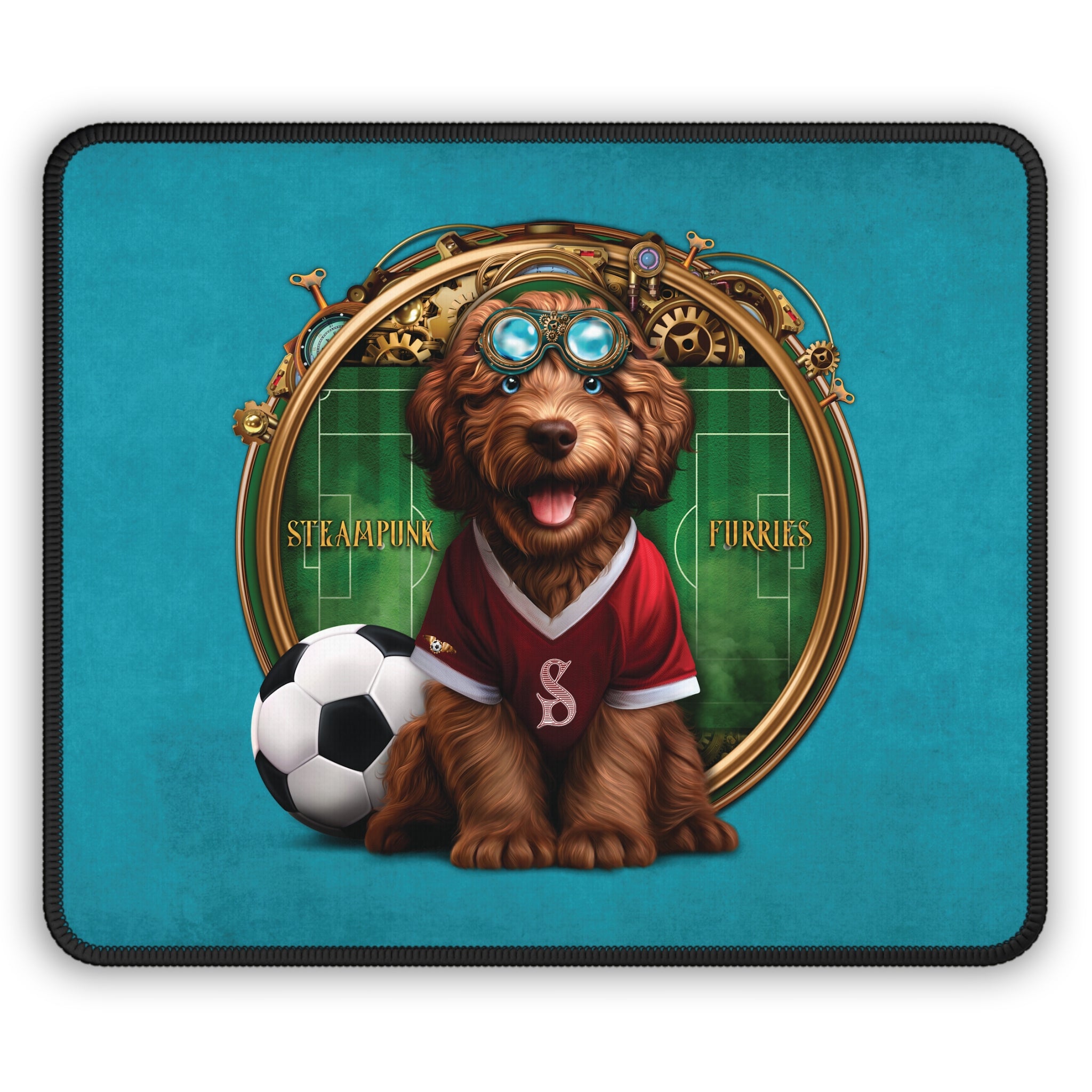 Mouse Pad: Jax (Teal)