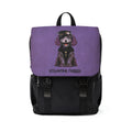 Front Flap Backpack: Dazzle-Purple-STEAMPUNK FURRIES