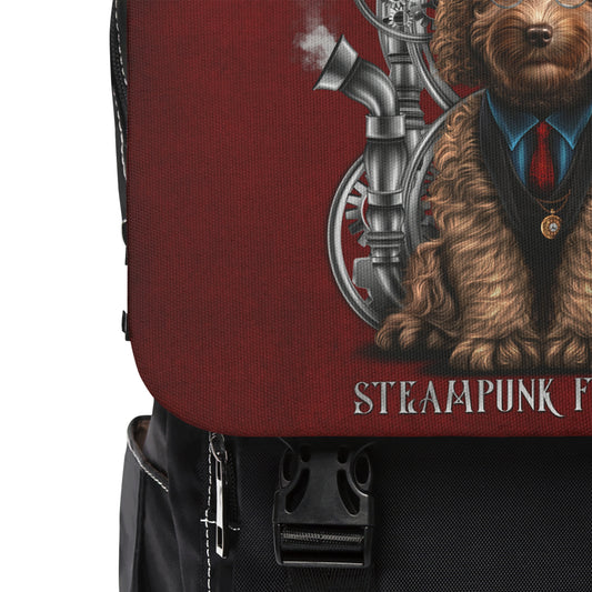Front Flap Backpack: Mr. Pipps-STEAMPUNK FURRIES