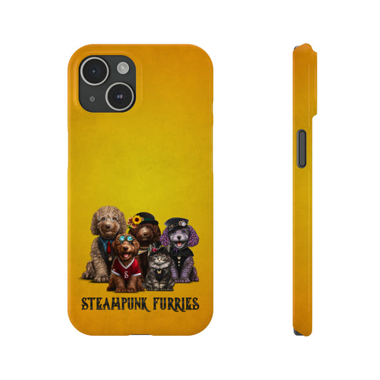 Slim Case: The Pipps-iPhone 15-STEAMPUNK FURRIES
