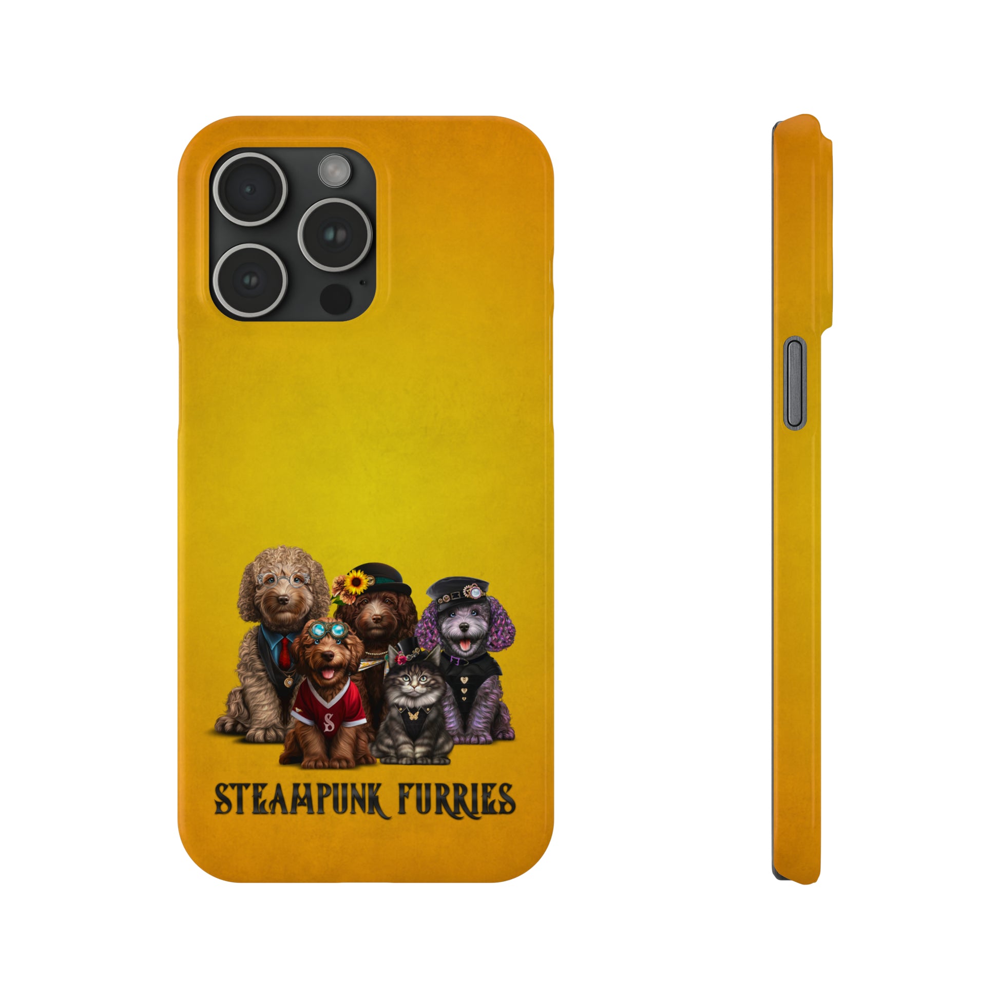 Slim Case: The Pipps-iPhone 15 Pro Max-STEAMPUNK FURRIES