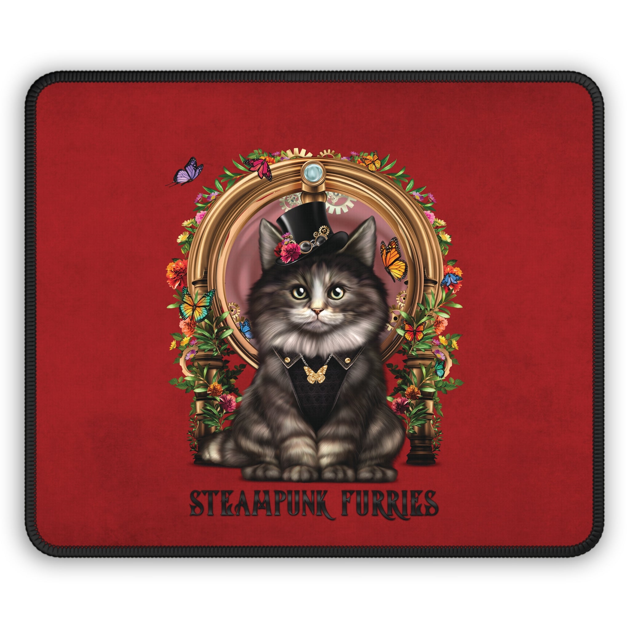 Mouse Pad: Mia (Red)