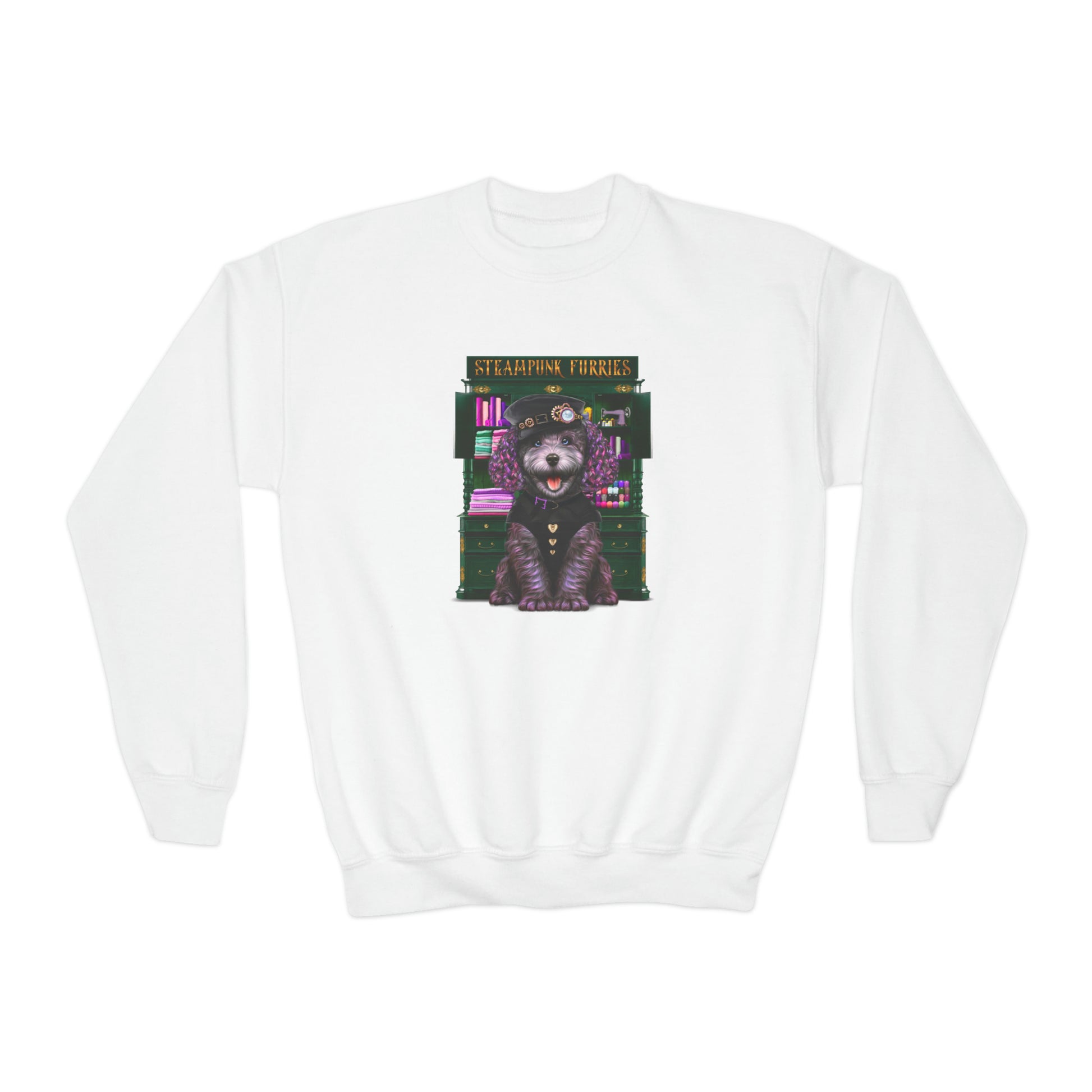Young Paws Sweatshirt: Dazzle-STEAMPUNK FURRIES