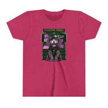 Young Paws Tee: Dazzle-Berry-S-STEAMPUNK FURRIES