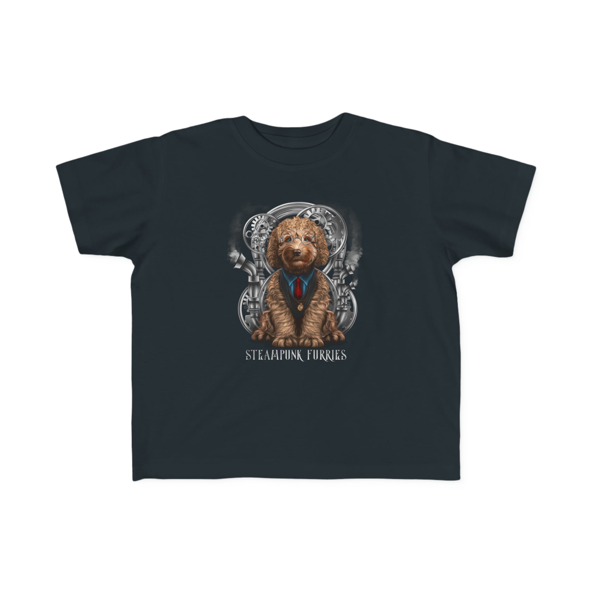 Tiny Paws Tee: Mr. Pipps-Black-2T-STEAMPUNK FURRIES