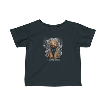 Teeny Tiny Paws Tee: Mr. Pipps-Black-6M-STEAMPUNK FURRIES