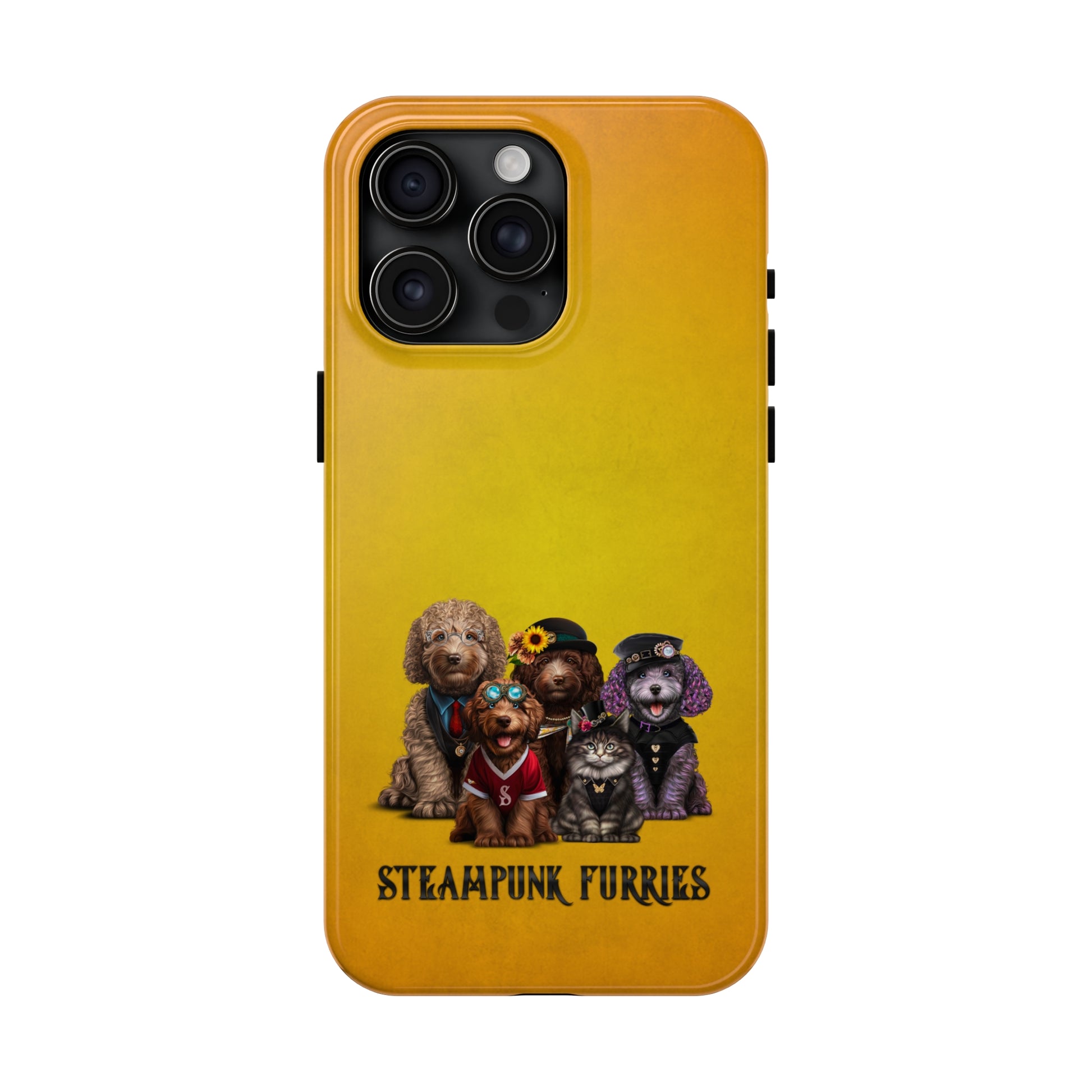 Tough Case: The Pipps-iPhone 15 Pro Max-STEAMPUNK FURRIES