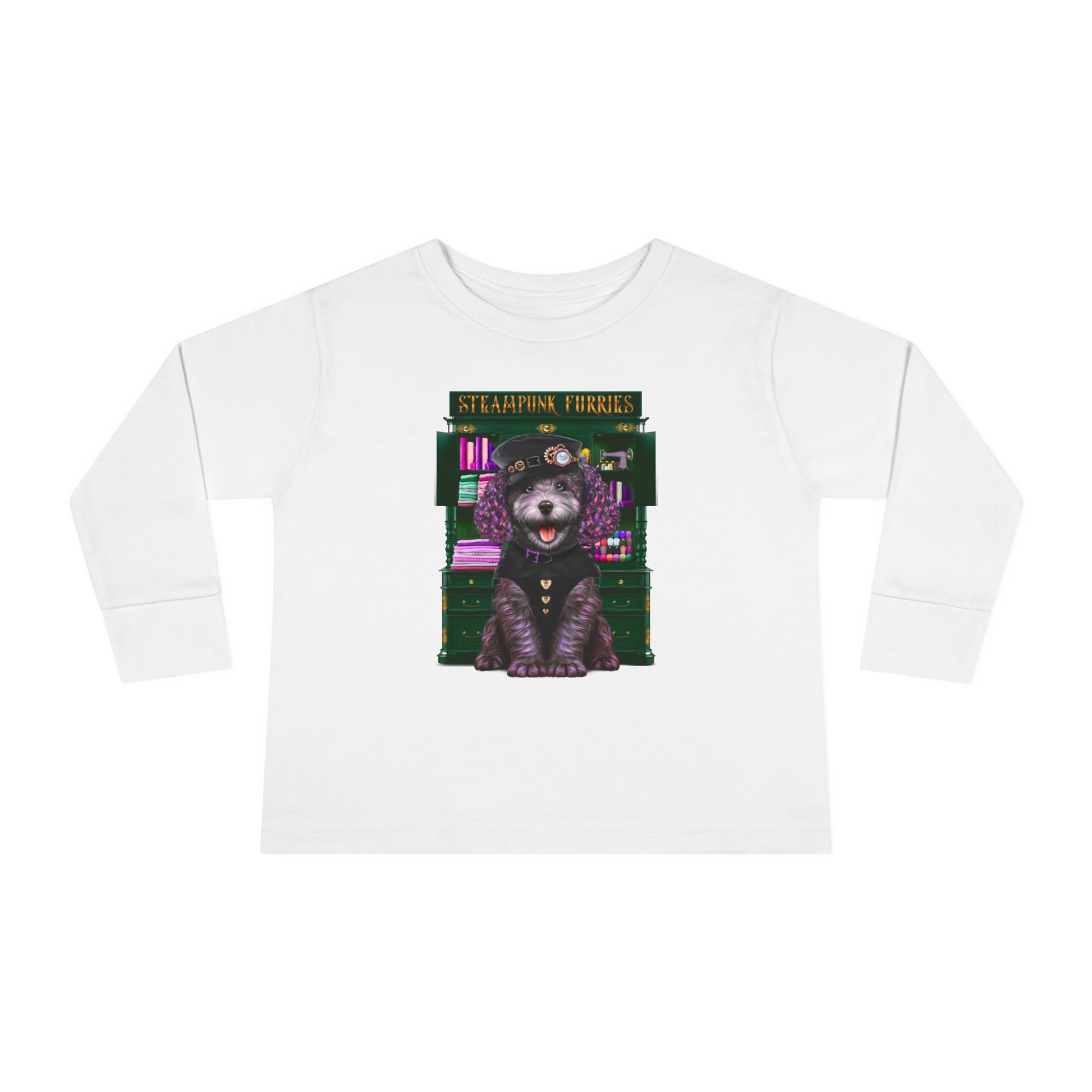 Tiny Paws Long Sleeve: Dazzle-STEAMPUNK FURRIES