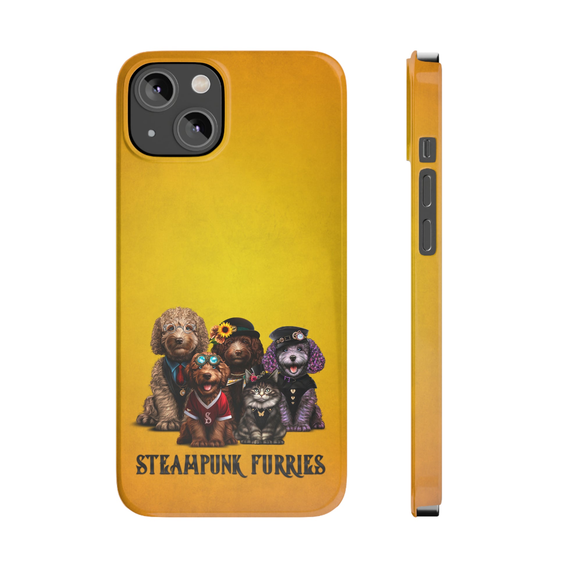 Slim Case: The Pipps-iPhone 14-STEAMPUNK FURRIES