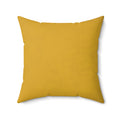 Square Pillow - Mrs. Pipps (Yellow)-STEAMPUNK FURRIES