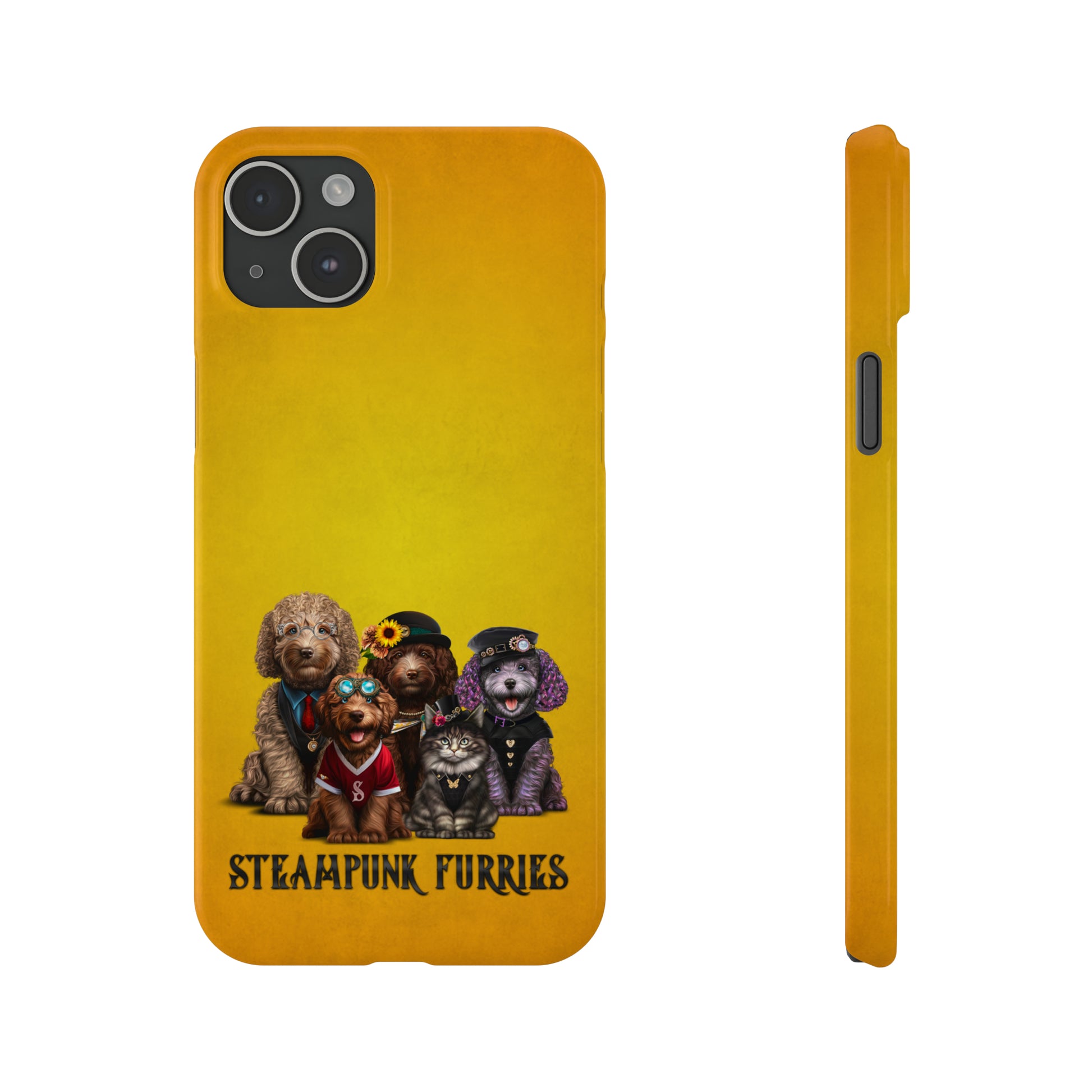 Slim Case: The Pipps-iPhone 15 Plus-STEAMPUNK FURRIES