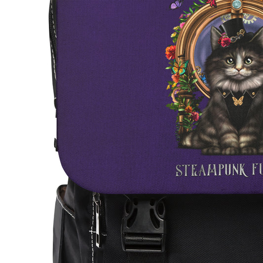Front Flap Backpack: Mia-STEAMPUNK FURRIES
