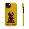 Slim Case: Jax-iPhone 13-Yellow-STEAMPUNK FURRIES