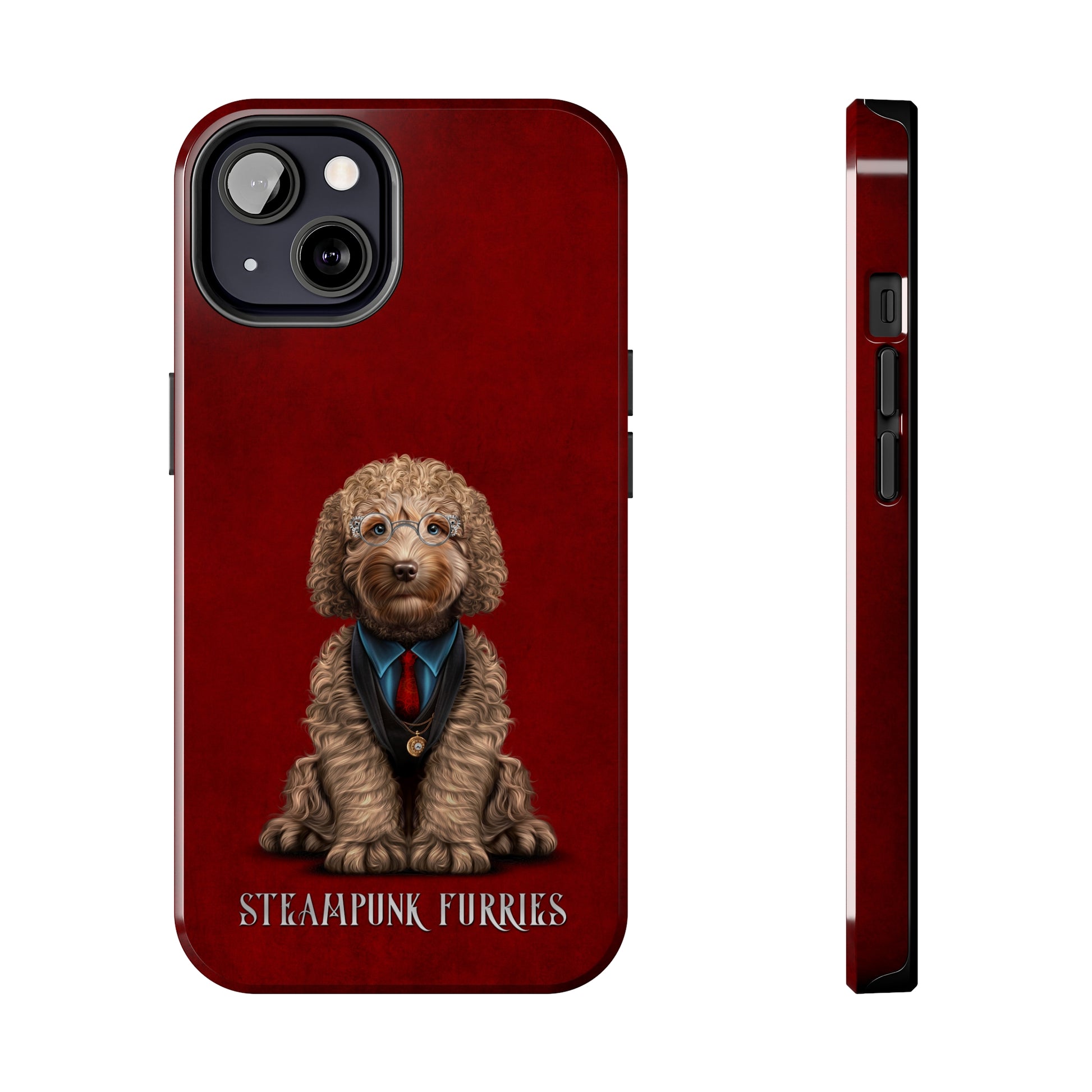 Tough Case: Mr. Pipps-iPhone 13-Red-STEAMPUNK FURRIES