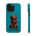 Slim Case: Jax-iPhone 13 Pro-Teal-STEAMPUNK FURRIES