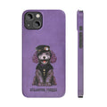 Slim Case: Dazzle-iPhone 14-Purple-STEAMPUNK FURRIES