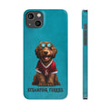 Slim Case: Jax-iPhone 14 Plus-Teal-STEAMPUNK FURRIES