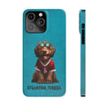 Slim Case: Jax-iPhone 14 Pro Max-Teal-STEAMPUNK FURRIES