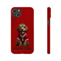 Slim Case: Jax-iPhone 15 Plus-Red-STEAMPUNK FURRIES