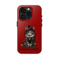 Tough Case: Mia-iPhone 15 Pro-Red-STEAMPUNK FURRIES