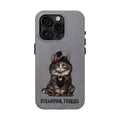 Tough Case: Mia-iPhone 15 Pro-Grey-STEAMPUNK FURRIES