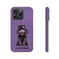 Slim Case: Dazzle-iPhone 15 Pro-Purple-STEAMPUNK FURRIES